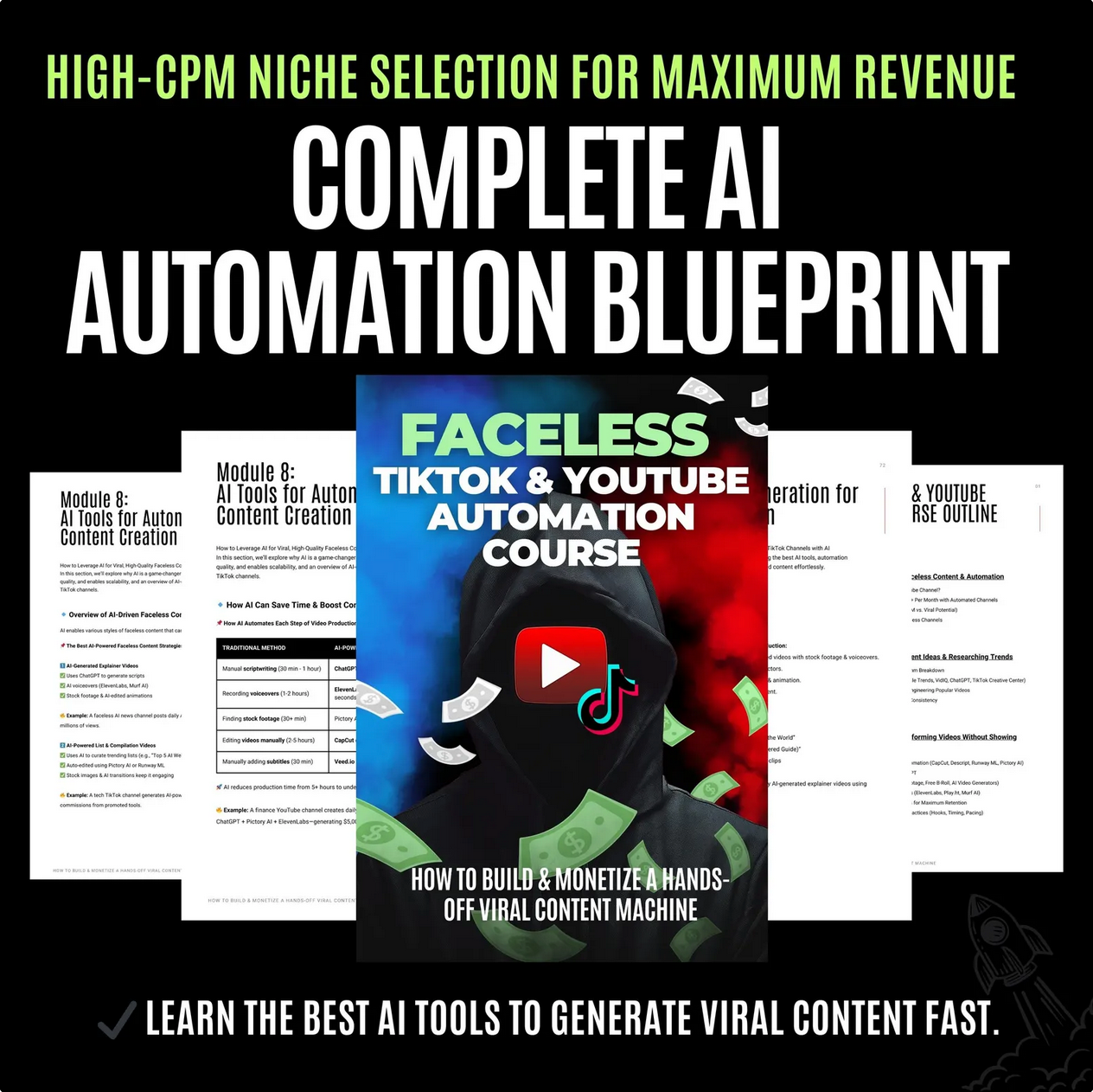 Faceless Automation Course ($10k+/mo)